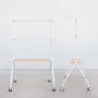 TooQ Soporte de Suelo con Ruedas iLOVE FS20207M-W para TV de 49-80" hasta 50kg Blanco y Haya